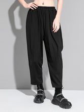 Women Casual Stitching Stretch Wide Leg Pants